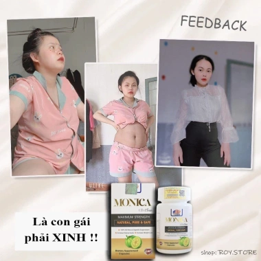 Monica Thực Phẩm Chức Năng Giảm Cân - Giảm Mỡ, Thanh Lọc, Giá 235.000 VNĐ