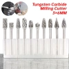 MONQIQI Bộ 10 Mũi Mài Khắc Hợp Kim Gỗ Lũa Cán 3mm - Giá chỉ 170.000 VNĐ 7