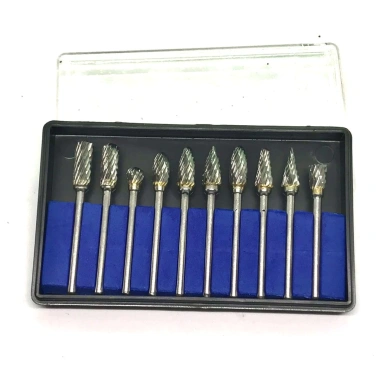 MONQIQI Bộ 10 Mũi Mài Khắc Hợp Kim Gỗ Lũa Cán 3mm - Giá chỉ 170.000 VNĐ 10 MONQIQI Bộ 10 Mũi Mài Khắc Hợp Kim Gỗ Lũa Cán 3mm - Giá chỉ 170.000 VNĐ 10