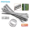 MONQIQI Bộ 100 dây rút inox đa năng 4.6mm - Dài 150/200mm, giảm còn 58.800đ