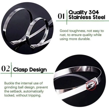 MONQIQI Bộ 100 dây rút inox đa năng 4.6mm - Dài 150/200mm, giảm còn 58.800đ 3 MONQIQI Bộ 100 dây rút inox đa năng 4.6mm - Dài 150/200mm, giảm còn 58.800đ 3