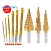 MONQIQI Bộ 9 mũi khoan cưa khoét lỗ xẻ rãnh gỗ - Lục giác chùa kim cương 3 chiếc, giá ưu đãi 73.500₫