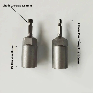 MONQIQI Bộ Đầu Chụp Bulong Sâu Lòng 16 Chi Tiết 80mm – Bền Đẹp, Hộp Đựng, Giá 60.000 VNĐ 8 MONQIQI Bộ Đầu Chụp Bulong Sâu Lòng 16 Chi Tiết 80mm – Bền Đẹp, Hộp Đựng, Giá 60.000 VNĐ 8