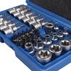 MONQIQI bộ khẩu tuýp E và đầu lục giác hoa thị 34 chi tiết, tặng đầu chuyển 1/2-3/8 - Giá ưu đãi 155.820₫ 2