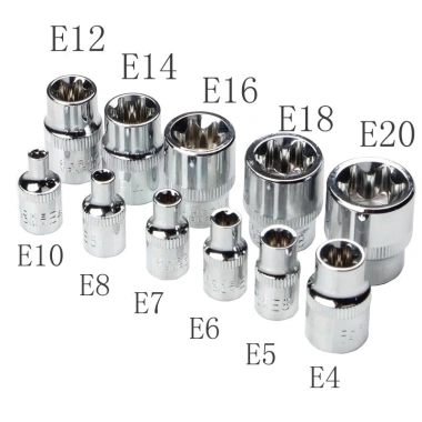 MONQIQI bộ khẩu tuýp E và đầu lục giác hoa thị 34 chi tiết, tặng đầu chuyển 1/2-3/8 - Giá ưu đãi 155.820₫ 8