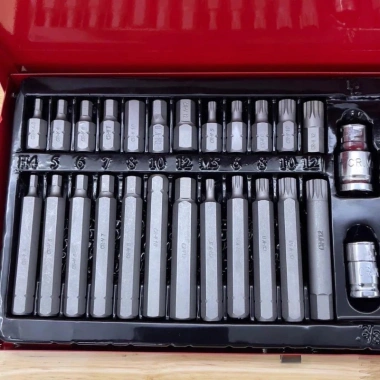 MONQIQI Bộ lục giác hoa thị 40 chi tiết - Dễ dùng cho ô tô, xe máy, tiện lợi, giá chỉ 180.000₫ 5 MONQIQI Bộ lục giác hoa thị 40 chi tiết - Dễ dùng cho ô tô, xe máy, tiện lợi, giá chỉ 180.000₫ 5