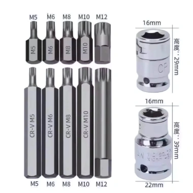 MONQIQI Bộ lục giác hoa thị 40 chi tiết - Dễ dùng cho ô tô, xe máy, tiện lợi, giá chỉ 180.000₫ 8 MONQIQI Bộ lục giác hoa thị 40 chi tiết - Dễ dùng cho ô tô, xe máy, tiện lợi, giá chỉ 180.000₫ 8