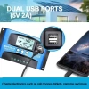 MONQIQI Bộ sạc tự động 12V/24V 40A-100A Bảng điều khiển Năng lượng mặt trời Giá giảm 195.000₫ 2