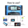 MONQIQI Bộ sạc tự động 12V/24V 40A-100A Bảng điều khiển Năng lượng mặt trời Giá giảm 195.000₫ 6