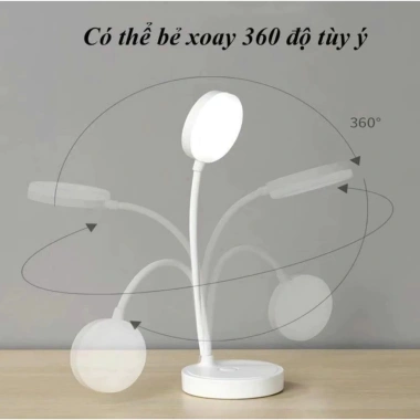 MONQIQI Đèn Bàn Học 1.200mAh Nhỏ Gọn, Tích Điện Bền Lâu, Chống Mỏi Mắt, Đọc Sách - Giá 51.000 VND 2 MONQIQI Đèn Bàn Học 1.200mAh Nhỏ Gọn, Tích Điện Bền Lâu, Chống Mỏi Mắt, Đọc Sách - Giá 51.000 VND 2