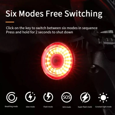 MONQIQI Đèn cảnh báo an toàn gắn yên xe đạp sạc lại USB bật sáng mạnh giá ưu đãi 101.920 VND 6 MONQIQI Đèn cảnh báo an toàn gắn yên xe đạp sạc lại USB bật sáng mạnh giá ưu đãi 101.920 VND 6