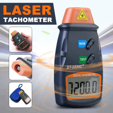 MONQIQI DT2.234C+ Đo tốc độ vòng quay laser không tiếp xúc, LCD, pin, giá 198k 2