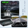 MONQIQI Hub cắm thêm hiển thị thông tin kính chắn gió M8 ô tô, tốc độ - 125k 7