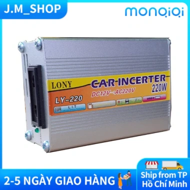 MONQIQI Inverter 12V sang 220V - Bộ chuyển đổi điện 12V 220V, giá chỉ 145.000₫ 9