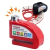MONQIQI Khóa phanh đĩa báo động xe máy khóa đĩa chống trộm, giá chỉ 140.000 VND 2
