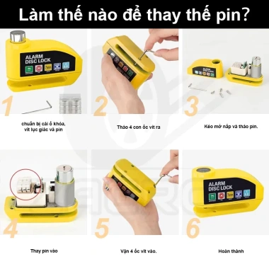 MONQIQI Khóa phanh đĩa báo động xe máy khóa đĩa chống trộm, giá chỉ 140.000 VND 3 MONQIQI Khóa phanh đĩa báo động xe máy khóa đĩa chống trộm, giá chỉ 140.000 VND 3