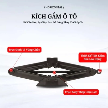 MONQIQI Kích thay lốp ô tô, nâng dễ dàng, tải trọng 3t/2t/1,5t/0,8t - Giá chỉ 50.000đ 3