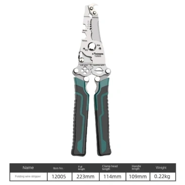 MONQIQI Kìm tuốt dây điện đa năng 12 trong 1 – Cắt, bấm, gỡ nhanh, giá 51.000₫ 11 MONQIQI Kìm tuốt dây điện đa năng 12 trong 1 – Cắt, bấm, gỡ nhanh, giá 51.000₫ 11