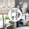 MONQIQI Máy giặt 1 vào 2 ra, vòi đôi, chặn nước tự động, kháng gỉ – 80.000đ 5