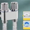 MONQIQI Máy giặt 1 vào 2 ra, vòi đôi, chặn nước tự động, kháng gỉ – 80.000đ 10