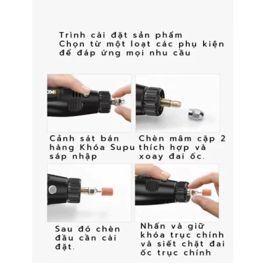 MONQIQI Máy mài điện đa chức năng 170k Đánh bóng, khắc cầm tay, công suất cao cho gia dụng 8