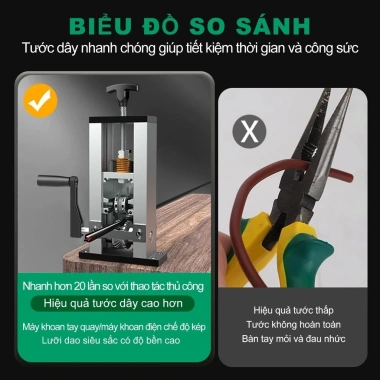 MONQIQI Máy tách dây đồng và nhôm phế liệu 1-25mm Tách nhanh Giá 80.000 VND 7