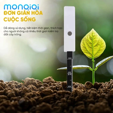 MONQIQI P401 Bút đo độ ẩm đất – Độ chính xác cao, đèn báo thiếu nước, 90.000₫