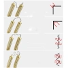 MONQIQI Túi 500 Ghim Hàn Nhựa Cản Trước & Cản Sau Xe Hơi, Xe Máy – Giá 90.000 VNĐ 8