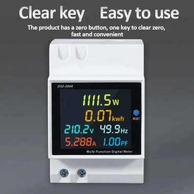 MONQIQI Wifi 6 Đo Năng Lượng 110V/220V 100A, Bộ Điều Khiển LCD, Hệ Số Công Suất, Giá Ưu Đãi 190.000 VND 2