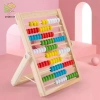 Montessori Bàn Tính Số Học 100 Hạt - Đồ Chơi Giáo Dục Mầm Non, Quà Tặng Bé 1 Cái