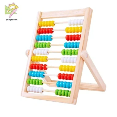 Montessori Bàn Tính Số Học 100 Hạt - Đồ Chơi Giáo Dục Mầm Non, Quà Tặng Bé 1 Cái 6