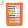 Montessori Bàn Tính Số Học 100 Hạt - Đồ Chơi Giáo Dục Mầm Non, Quà Tặng Bé 1 Cái 8