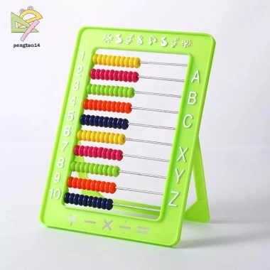 Montessori Bàn Tính Số Học 100 Hạt - Đồ Chơi Giáo Dục Mầm Non, Quà Tặng Bé 1 Cái 10