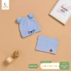 MOON Set Khăn Mũ Qủa Bông 0-3 tuổi 3-13kg - Siêu mềm, Giá chỉ 150.000đ giảm từ 189.000đ 4