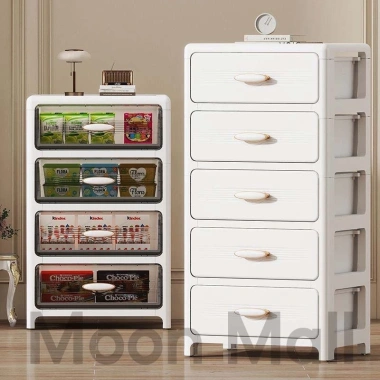 Moon Tủ Đựng Đồ Đa Năng Bánh Xe, Ngăn Kéo Nhựa Cao Cấp, Kệ Quần Áo Trẻ Em Nhiều Tầng - Giá Ưu Đãi 239k