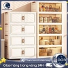 Moon Tủ Đựng Đồ Gấp Đa Năng 50-80cm Nhiều Tầng Nhựa Bánh Xe - Quần Áo Trẻ Em 379.000 VND