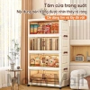 Moon Tủ Đựng Đồ Gấp Đa Năng 50-80cm Nhiều Tầng Nhựa Bánh Xe - Quần Áo Trẻ Em 379.000 VND 8