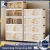 Moon Tủ Đựng Đồ Nếp Gấp Dung Tích Bánh Xe - Lưu Trữ Quần Áo, Bếp Nhựa Giá 199.000