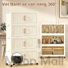 Moon Tủ Đựng Đồ Nếp Gấp Dung Tích Bánh Xe - Lưu Trữ Quần Áo, Bếp Nhựa Giá 199.000 3