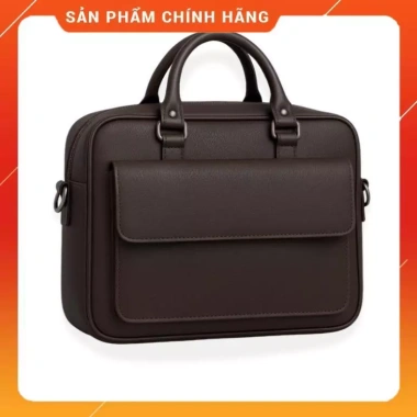 MoonLeather Cặp xách công sở cỡ lớn, đựng laptop 15.6 inch, nhiều ngăn rộng rãi - 500k