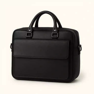 MoonLeather Cặp xách công sở cỡ lớn, đựng laptop 15.6 inch, nhiều ngăn rộng rãi - 500k