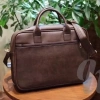 MoonLeather Cặp xách công sở cỡ lớn, đựng laptop 15.6 inch, nhiều ngăn rộng rãi - 500k 9