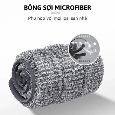 MOPScratch Cây lau nhà tự vắt thông minh 360 độ, chổi lau nhà, giảm giá 149k