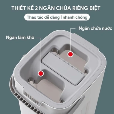 MOPScratch Cây lau nhà tự vắt thông minh 360 độ, chổi lau nhà, giảm giá 149k
