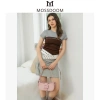 MOSSDOOM Delfa Bag - Túi Đeo Vai Da Lộn Phong Cách Pháp Cổ Điển, Giá 389.000 VNĐ 4