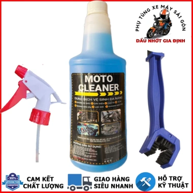 MOTO Cleaner nước rửa xe, vệ sinh lốc máy, nhông sên dĩa, dây sườn, tặng vòi xịt