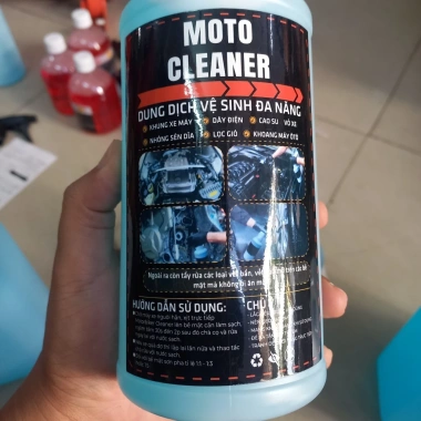 MOTO Cleaner nước rửa xe, vệ sinh lốc máy, nhông sên dĩa, dây sườn, tặng vòi xịt