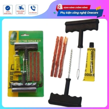 MotoPlex Bộ Dụng Cụ Vá Lốp Xe Máy Ô Tô 6 Chi Tiết Không Săm Dễ Dùng Tiện Lợi Giá 16.500₫