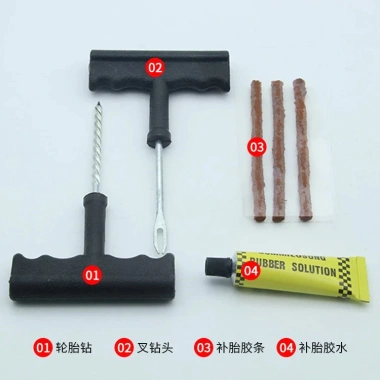 MotoPlex Bộ Dụng Cụ Vá Lốp Xe Máy Ô Tô 6 Chi Tiết Không Săm Dễ Dùng Tiện Lợi Giá 16.500₫