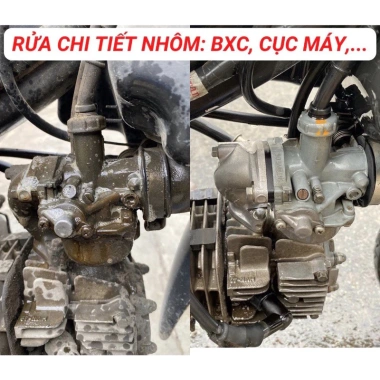 Motorbike Cleaner Đa Năng - Rửa xe, vệ sinh nhông sên, tẩy nhớt, lốc máy, lốp & khung - Giá 99.000đ